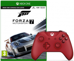 Manette pour Xbox One / PC (Plusieurs Coloris) + Forza Motorsport 7