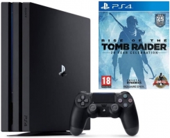 Console PS4 Pro - 1To + Rise of the Tomb Raider : 20ème Anniversaire + Qui-es-tu ?