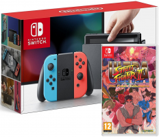 Console Nintendo Switch (Néon) + Ultra Street Fighter II : The Final Challengers