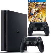 Console PS4 Slim - 500 Go + 2ème Manette + Dragon Ball FighterZ