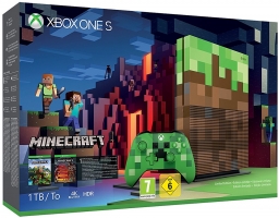 Console Xbox One S - 1 To - Édition Limitée + Minecraft (+ DLC)