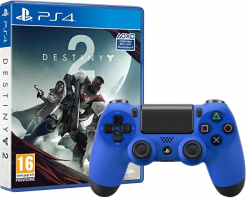 Manette DualShock 4 (V2 - Plusieurs Coloris) + Destiny 2 + Artbook