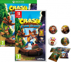 Crash Bandicoot N.Sane Trilogy + 4 badges et 5 litographies + 10€ Offerts