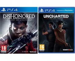 Uncharted : The Lost Legacy + Dishonored : La Mort de l'Outsider