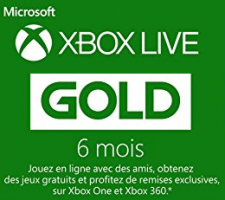 Abonnement de 6 Mois au Xbox Live