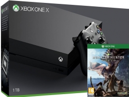 Console Xbox One X - 1To + Monster Hunter World