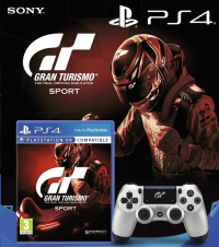 Gran Turismo Sport + Manette DualShock 4 - Edition Limitée + Qui Es-tu ? 