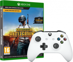 Manette pour Xbox One / PC (Blanche) + Playerunknown's Battlegrounds