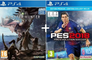 Monster Hunter World + PES 2018 - Édition Premium