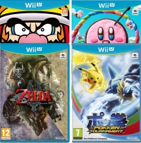 Pokkén Tournament / Game & Wario / The Legend of Zelda : Twilight Princess HD / Kirby et le Pinceau Arc-en-Ciel / Star Fox Zero / Mario Tennis Ultra Smash... (Vitry sur Seine - 94)