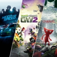 Need for Speed + Plants vs. Zombies Garden Warfare 2 + Unravel