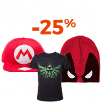 -25% sur une Sélection de Produits Dérivés (Nintendo, Marvel, Dragon Ball Z...)