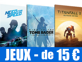 Sélection de Jeux à Moins de 15€