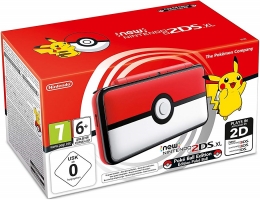 Console New Nintendo 2DS XL - Edition Poké Ball + 30€ Offerts 