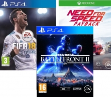 Star Wars Battlefront II / Need for Speed Payback / FIFA 18
