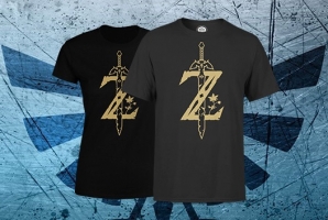 T-Shirt Master Sword Zelda (Homme / Femme / Enfant - S à XXL)