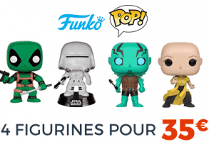 4 Figurines Funko POP au choix