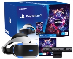 Casque Playstation VR + Caméra V2 + VR Worlds