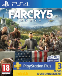 Far Cry 5 sur PS4 + Abonnement 3 Mois au PlayStation Plus