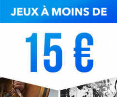 Sélection de Jeux à Moins de 15€