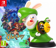 Owlboy + Figurine Mario et Les Lapins Crétins Kingdom Battle (16cm - au choix)