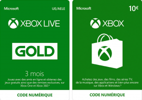 Abonnement Xbox Live de 3 Mois + 10€ de Crédit Xbox Live (Code)