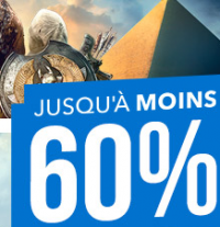 Jusqu'à -60% sur une Sélection de Jeux Ubisoft