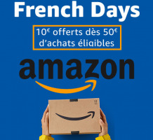 French Days : 10€ de Réduction dès 50€ d'achat