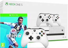 Console Xbox One S - 1To + 3 Manettes + FIFA 19