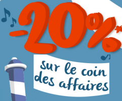 -20% sur le coin des affaires