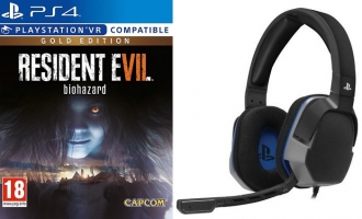 Micro-Casque - Afterglow Level 3 + Resident Evil 7 - Gold Edition / GTA V / The Witcher 3 : Wild Hunt -  GOTY Edition