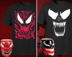T-Shirt Homme Venom ou Carnage (Taille S à XXL) + Mug