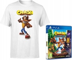 Crash Bandicoot N. Sane Trilogy + T-Shirt Crash Bandicoot (au choix - Homme / Femme / Enfant - Taille S à XXL)