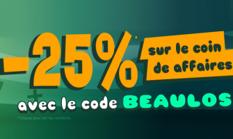 -25 % sur le coin des affaires