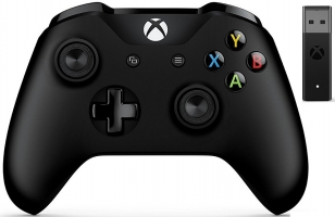 Manette pour Xbox One / PC (Noir / V3) + Adaptateur sans Fil pour PC