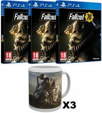 Lot de 3 jeux Fallout 76 + 3 Mugs - Fallout 76 - Dawn