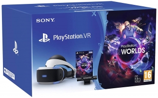 Casque Playstation VR + Caméra (V2) + VR Worlds 