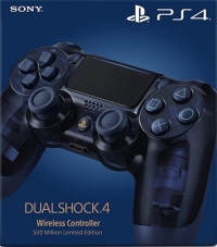 Manette DualShock 4 - Edition Limitée 500 Millions (Bleu Translucide)