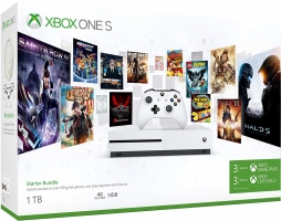 Console Xbox One S - 1To + Abonnement Game Pass + Xbox Live de 3 Mois