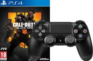 Les Packs Black Friday - Ex : Manette DualShock 4 (Noire - V2) + Call of Duty Black Ops 4 ou Assassin's Creed Odyssey