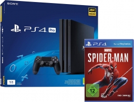 Console PS4 Pro - 1To + Marvel's Spider-Man