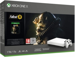 Black Friday : Packs Xbox One X en Promo - Ex : Console Xbox One X - 1To -  Edition limitée Robot White + Fallout 76