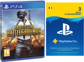 PlayerUnknown's Battlegrounds + Abonnement Playstation Plus de 3 Mois