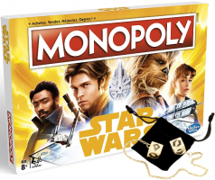 Monopoly - Star Wars Han Solo + Réplique des Dés de Han Solo