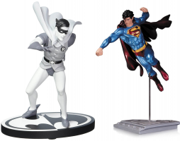 Statuettes Editions Limitées Superman Man Of Steel ou Robin Noir & Blanc