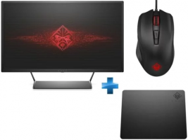 Ecran PC Gamer LED 32'' OMEN by HP+ Souris Omen 600 + Tapis de souris Omen