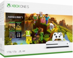 Console Xbox One S - 1To + Minecraft Creator