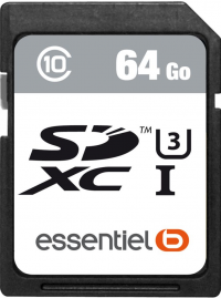 Carte Mémoire SDXC - Essentiel B - 64Go
