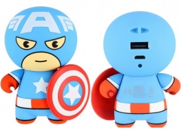 Batterie de secours 2600 mah - Kawaii Captain America