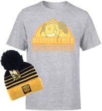 T-Shirt + Bonnet - Transformers - Bumblebee (Homme / Femme / Enfant - Taille S à 5XL)